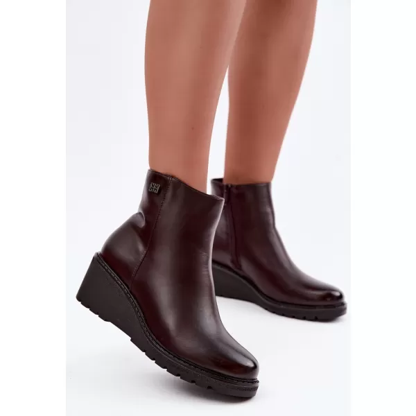  Botine de dama BOTO RMR2510-2 CIOCOLATĂ 
