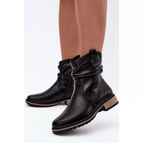  Cizme de dama BOTO ASA295-1 NEGRU 