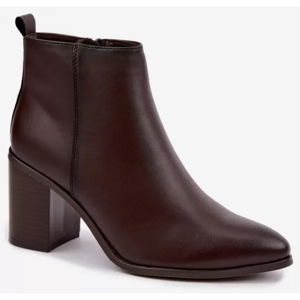  Botine de dama SERGIO LEONE BT-50-S CIOCOLATĂ 