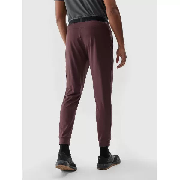  Pantaloni pentru bărbați 4F WAW25TTROM1251 MARO ÎNCHIS 