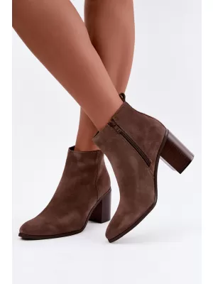 Botine de dama SERGIO LEONE BT-49-S MARO