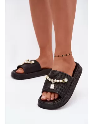 Papuci de damă BOTO 56160 NEGRU