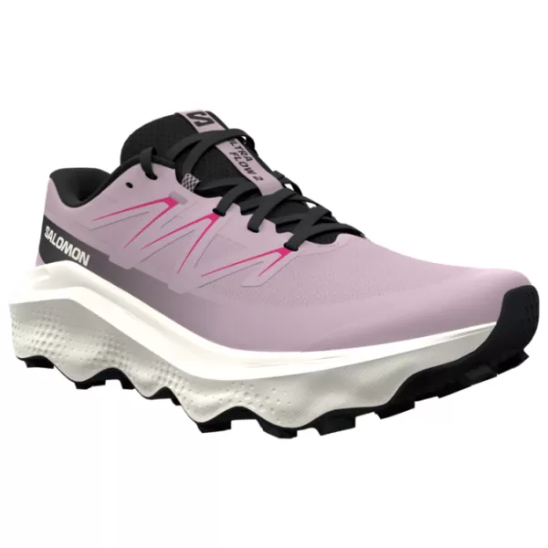  Pantofi de dama SALOMON ULTRA FLOW 2 L45474100 GHEAȚĂ DE VANILIE/ROZ ZORI/NEGRU 