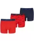 Boxeri pentru copii PUMA ELEMENTS BOYS LOGO PRINT BOXERS 3P 93896803 ROȘU/BLEUMARIN