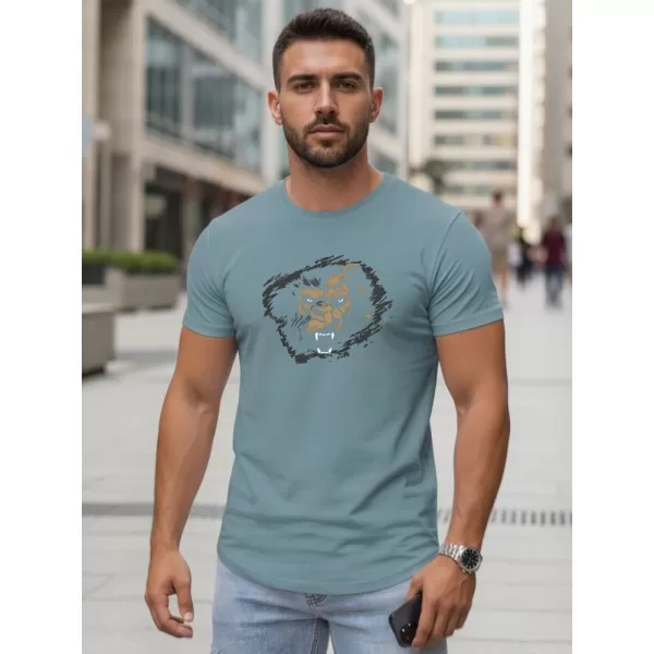  Tricou pentru bărbați DSTREET NX5085R-SB ALBASTRU 