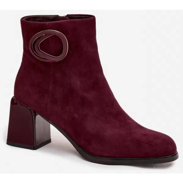  Botine de dama ARTIKER 57C0016 BORDO 