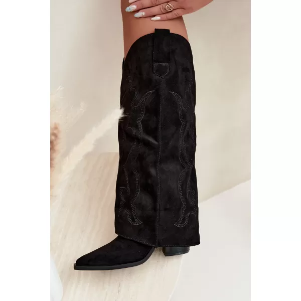  Cizme de dama BOTO 2588A NEGRU 
