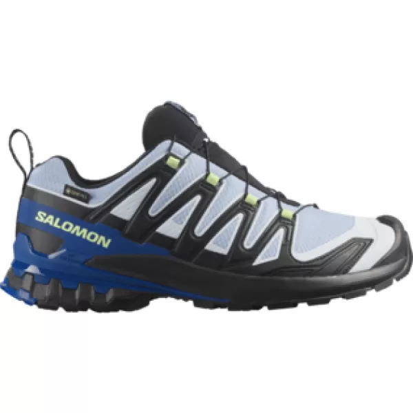  Pantofi pentru bărbați SALOMON XA PRO 3D V9 GORE-TEX STORM L45486500 NEGRU/BRUNNERA ALBASTRU/NAVIGAȚI PE WEB 