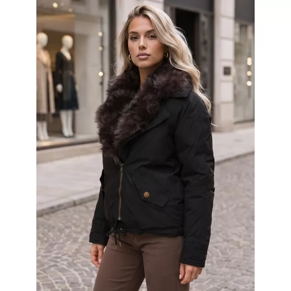  Geaca de dama DSTREET TY6072 NEGRU 