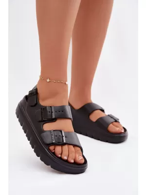 Sandale de dama BIG STAR SHOES TT274A031 NEGRU