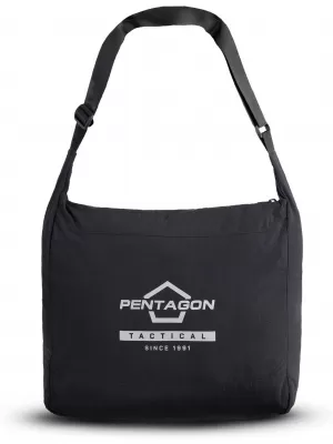 Geanta de umar PENTAGON HERALD FOLDABLE MESSENGER K16120 NEGRU