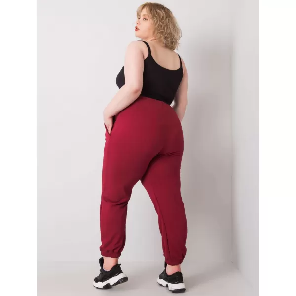  Pantaloni de trening pentru femei BASIC FEEL GOOD RV-DR-6331.86 BURGUNDIA 