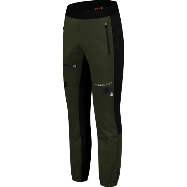  Pantaloni multisport impermeabili pentru bărbați NORDBLANC RIDGEWALK NBSPM8325 VERDE ÎNCHIS 