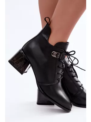 Botine de dama BOTO 26BT24-383 NEGRU