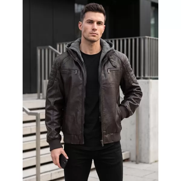  Jachetă pentru bărbați DSTREET TX5136 MARO 