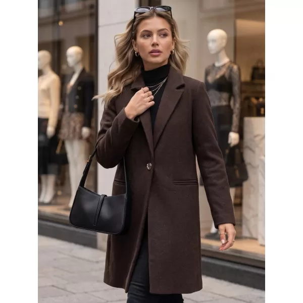  Palton de damă DSTREET NY0795 MARO 