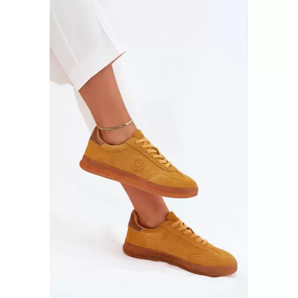  Adidași de damă BIG STAR SHOES RR274846 GALBEN/AURIU 