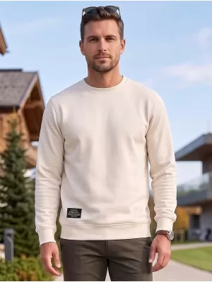 Hanorac pentru bărbați ALTISPORT NP/ALMST43001 NATURAL