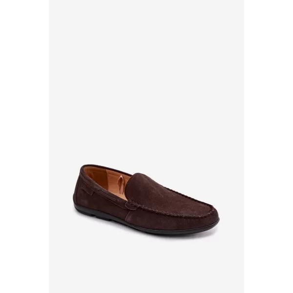  Mocasini pentru bărbați BIG STAR SHOES TT174202 MARO/BEJ 