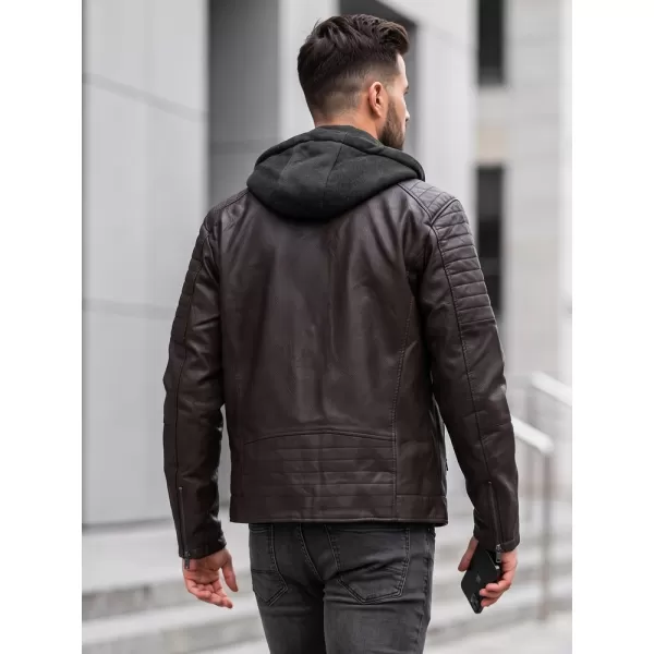 Jachetă pentru bărbați DSTREET TX5142 MARO 