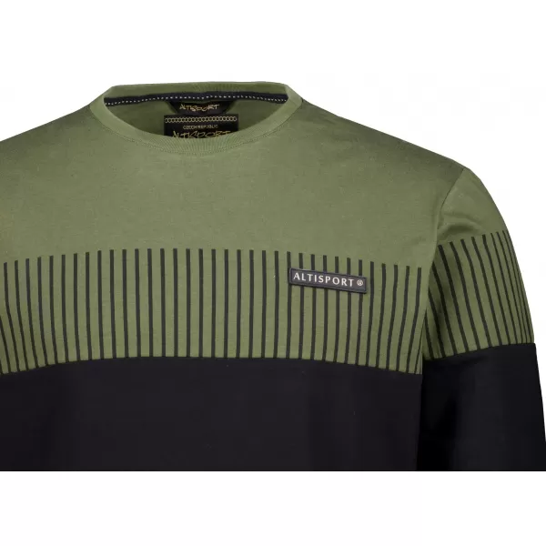  Tricou pentru bărbați ALTISPORT IGGY MILITAR 