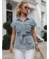 Rochie DSTREET EY2691 ALBASTRU