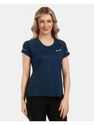 Tricou funcțional de damă KILPI MALI-W 1L0306KI ALBASTRU ÎNCHIS