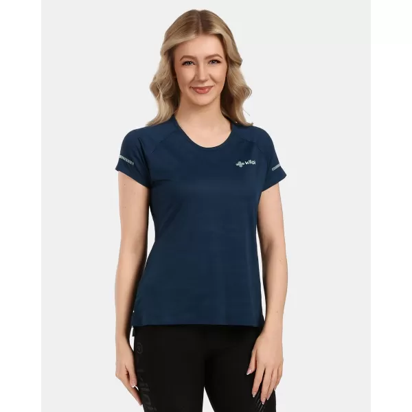  Tricou funcțional de damă KILPI MALI-W 1L0306KI ALBASTRU ÎNCHIS 