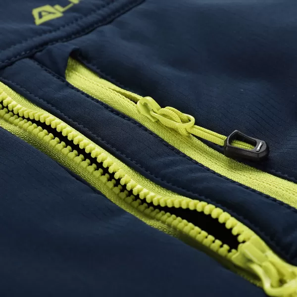  Vesta pentru copii ALPINE PRO NERCO OCEAN LUMINAT DE LUNĂ 
