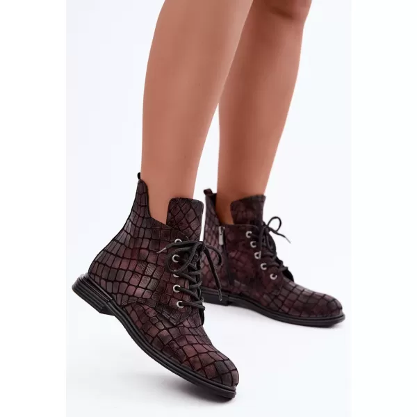  Pantofi de dama ARTIKER 55C1327 CIOCOLATA/NEGRU 