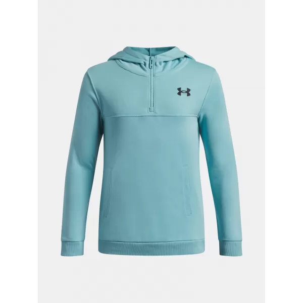 Hanorac pentru băiat UNDER ARMOUR RIVAL LW 1/4 ZIP HOODIE 6009316-425 ALBASTRU 