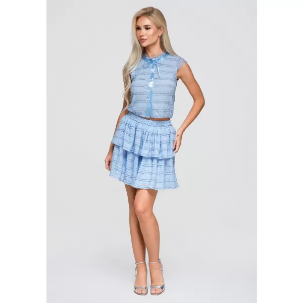  Bluza de dama OMBRE OW-TS-E0066 ALBASTRU 