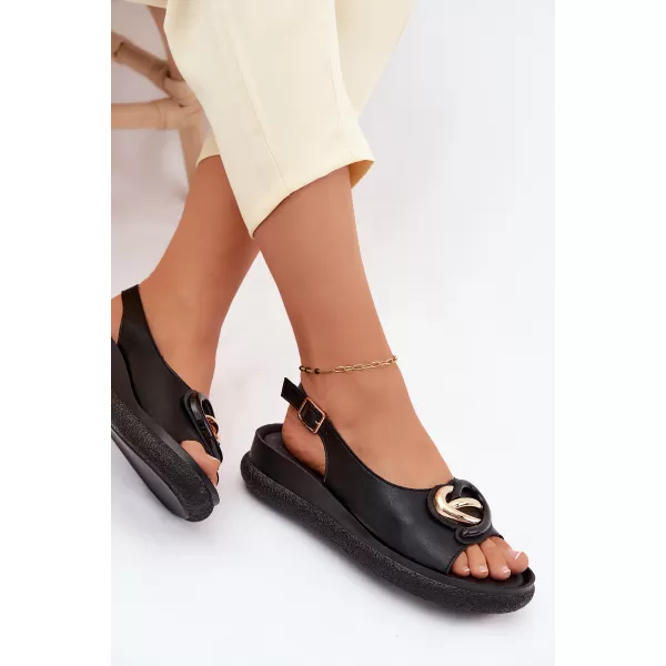  Sandale de dama S.BARSKI KV61-6047 NEGRU 