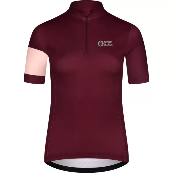  Tricou de ciclism pentru femei NORDBLANC ENTHUSIAST NBSLF8084 ROŞU 