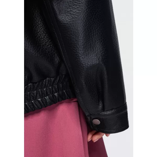  Geaca de dama OMBRE OW-JAFL-0138 NEGRU 