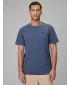 Tricou pentru bărbați 4F WAW25TTSHM2401 DENIM