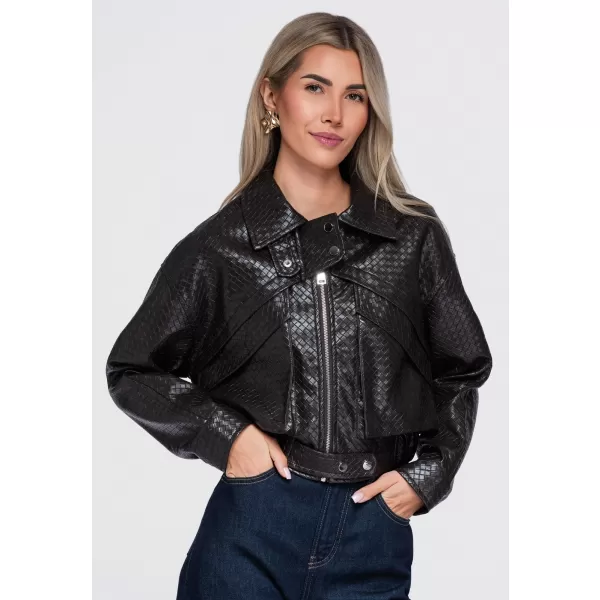  Geaca de dama OMBRE OW-JAFL-0148 MARO 
