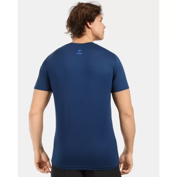  Tricou funcțional pentru bărbați KILPI LISMAIN-M 1M0302KI ALBASTRU ÎNCHIS 