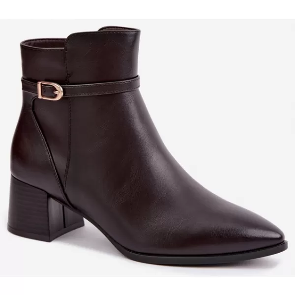  Botine de dama SERGIO LEONE BT-33 CAFEA 