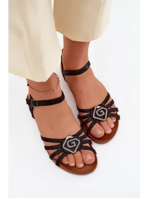 Sandale de dama S.BARSKI KV61-6056 NEGRU
