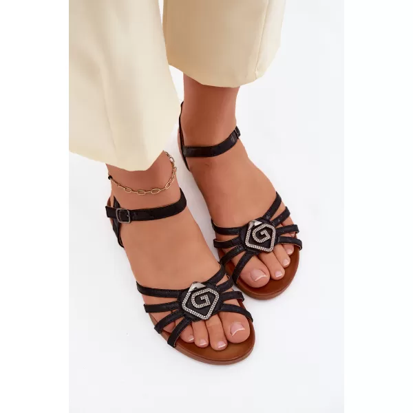  Sandale de dama S.BARSKI KV61-6056 NEGRU 