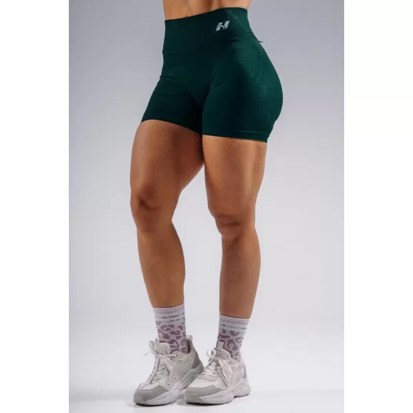  Pantaloni scurți extra push-up NEBBIA PRIMAL 857 VERDE ÎNCHIS 