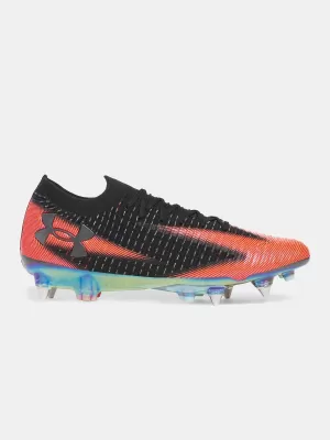 Cizme de fotbal pentru bărbați UNDER ARMOUR UA TEAM SHADOW C ELITE 3 HYB 6006251-001 NEGRU