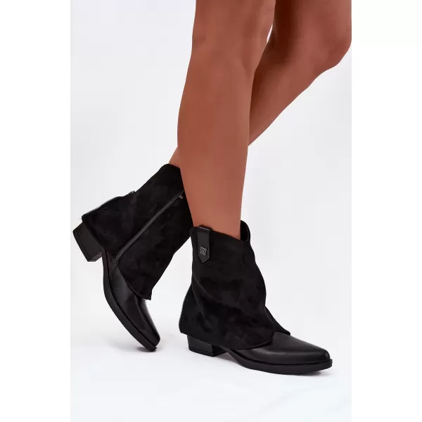  Pantofi de dama BOTO RMR2382-10 NEGRU 