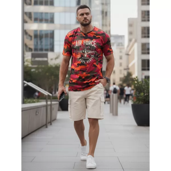  Tricou pentru bărbați DSTREET NX2001R-OR-M PORTOCALE 