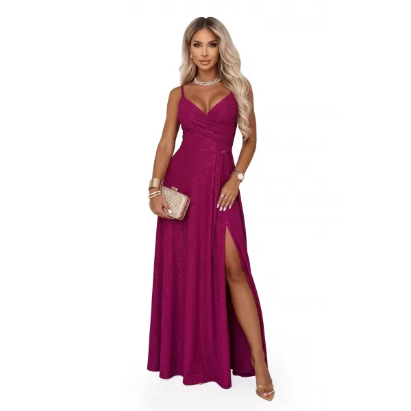  Rochie NUMOCO 299-21 BROCART FUCSIA 