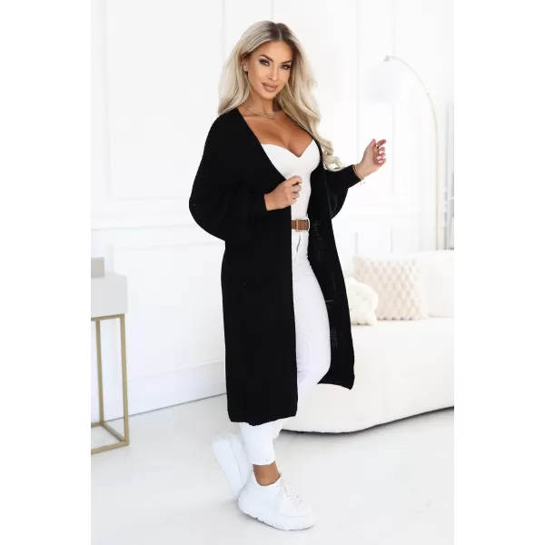  Cardigan de damă NUMOCO 627-4 NEGRU 