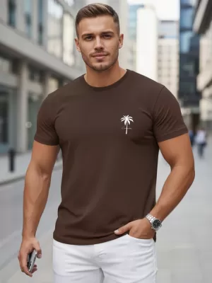 Tricou pentru bărbați DSTREET NX5126R-CH MARO
