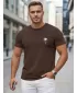Tricou pentru bărbați DSTREET NX5126R-CH MARO