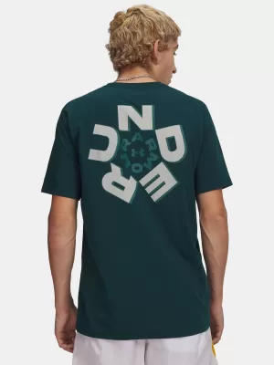 Tricou pentru bărbați UNDER ARMOUR M RADIAL WM SS 6009264-919 VERDE